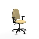 Algarra CPDM similpiel crema brazos 1D base poliamida topes