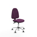 Algarra CPDM similpiel morado  base cromada topes