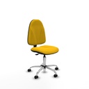 Algarra CP bali amarillo  base cromada ruedas autofrenantes 50mm