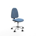 Algarra CP bali azul cielo  base cromada ruedas nailon 50mm