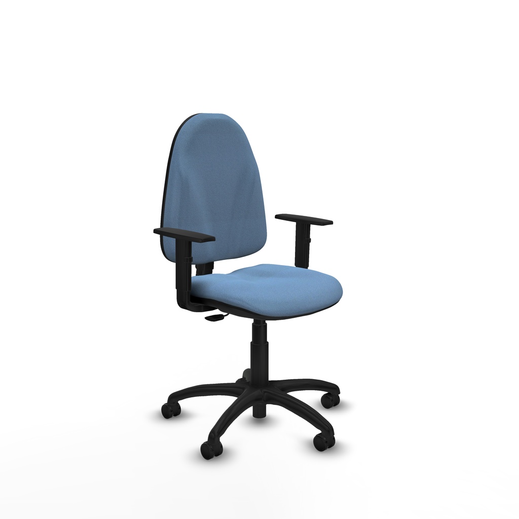 Algarra CP bali azul cielo brazos 1D base poliamida ruedas autofrenantes 50mm
