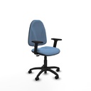 Algarra CP bali azul cielo brazos 2D base poliamida ruedas nailon 50mm
