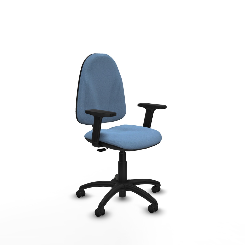 Algarra CP bali azul cielo brazos 2D base poliamida ruedas engomadas 50mm