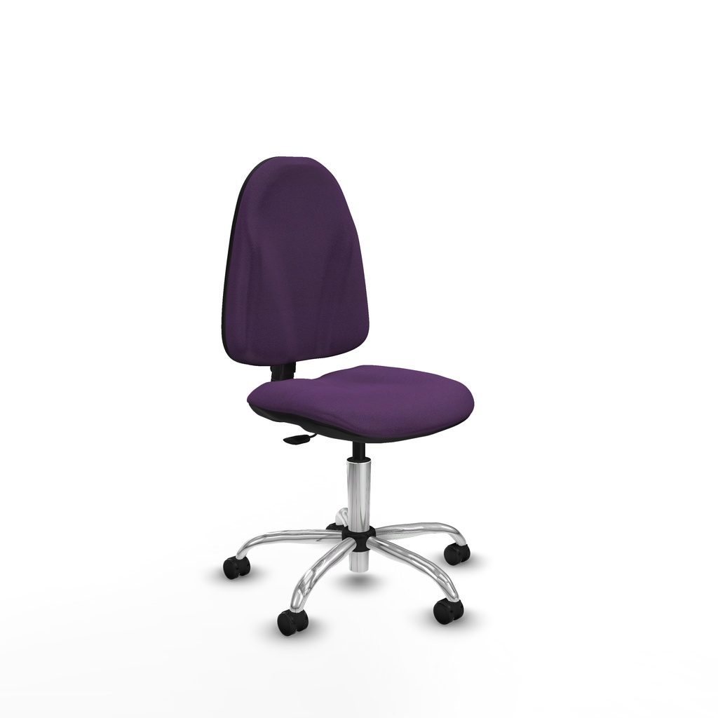 Algarra CP bali morado  base cromada ruedas autofrenantes 50mm