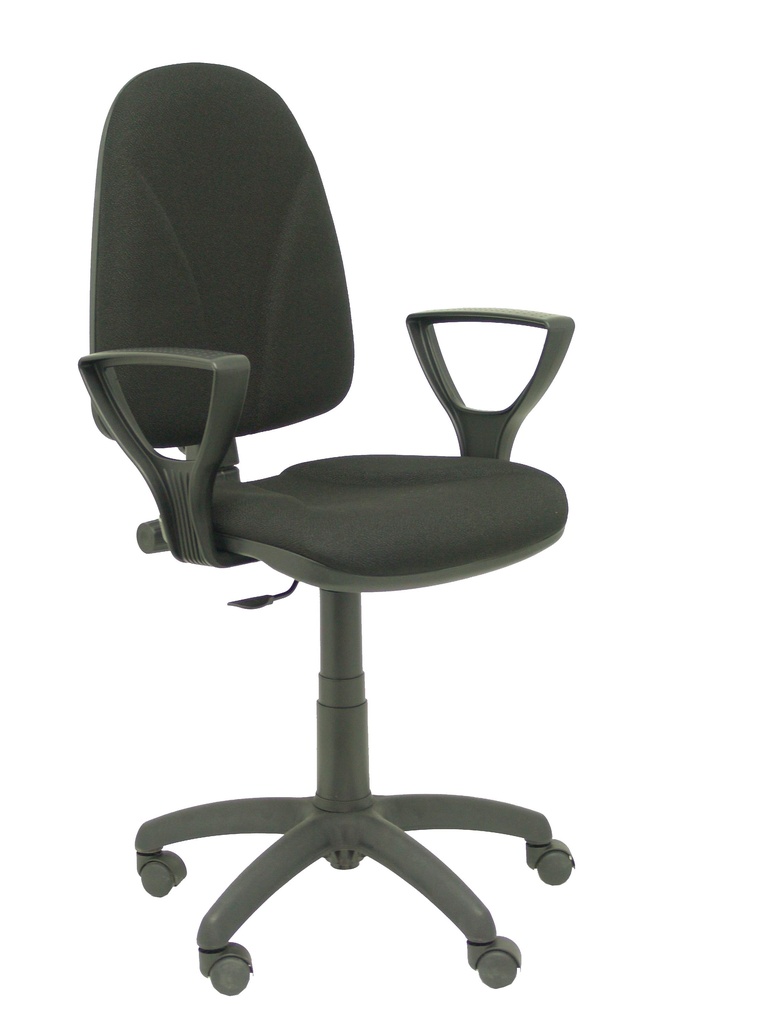 Silla Algarra CP bali negra brazos fijos