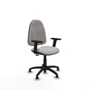Algarra CP similpiel blanco brazos 2D base poliamida topes
