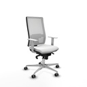 Horna sincro malla blanca bali blanco brazos blancos base aluminio  ruedas 65mm engomadas