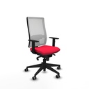 Horna sincro malla blanca bali rojo brazos 1D base piramidal  ruedas 65mm engomadas