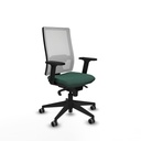 Horna sincro malla blanca bali verde botella brazos 2D base piramidal  ruedas 65mm engomadas