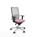 Horna sincro malla blanca bali rosa brazos 1D base aluminio  ruedas 65mm engomadas