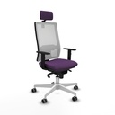 Horna sincro malla blanca bali morado brazos 1D base blanca cabecero 2D ruedas 65mm engomadas