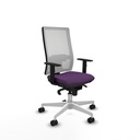 Horna sincro malla blanca bali morado brazos 1D base blanca  ruedas 65mm nailon