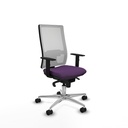 Horna sincro malla blanca bali morado brazos 1D base aluminio  ruedas 65mm nailon