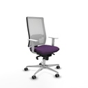 Horna sincro malla blanca bali morado brazos blancos base aluminio  ruedas 65mm engomadas