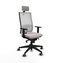 Horna sincro malla blanca similpiel blanco brazos 1D base piramidal cabecero 2D ruedas 65mm engomadas