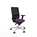 Horna sincro malla negra bali morado brazos 2D base blanca  ruedas 65mm engomadas