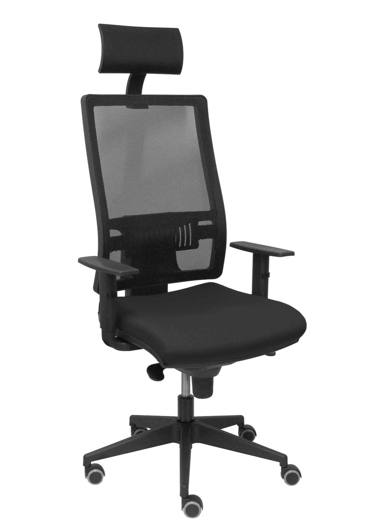 Silla Horna bali negro con cabecero fijo