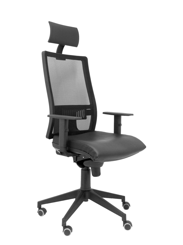 Silla Horna similpiel negro