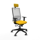 Horna traslack malla blanca bali amarillo brazos 1D base piramidal cabecero 2D ruedas 65mm engomadas