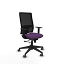 Horna traslack malla negra bali morado brazos 1D base piramidal  ruedas 65mm engomadas