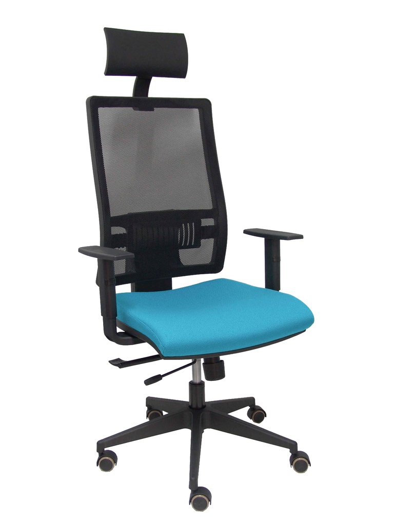 [10TKM840B13B10CRPC] Silla Horna traslack bali azul cielo brazos regulables ruedas parqué y cabecero