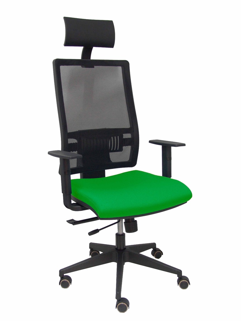 [10TKM840B15B10CRPC] Silla Horna traslack bali verde brazos regulables ruedas parqué y cabecero