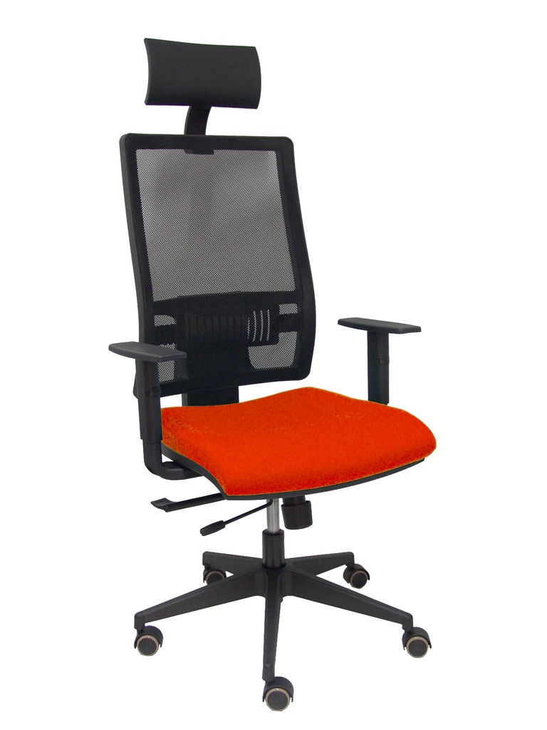 [10TKM840B305B10CRPC] Silla Horna traslack bali naranja oscuro brazos regulables ruedas parqué y cabecero