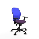Jorquera sincro malla azul bali morado brazos 3D base nailon  ruedas 65mm nailon