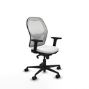 Jorquera sincro malla blanca bali blanco brazos 2D base nailon  ruedas 65mm nailon
