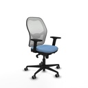 Jorquera sincro malla blanca bali azul cielo brazos 2D base nailon  ruedas 65mm engomada