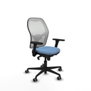 Jorquera sincro malla blanca bali azul cielo brazos 3D base nailon  ruedas 65mm engomada