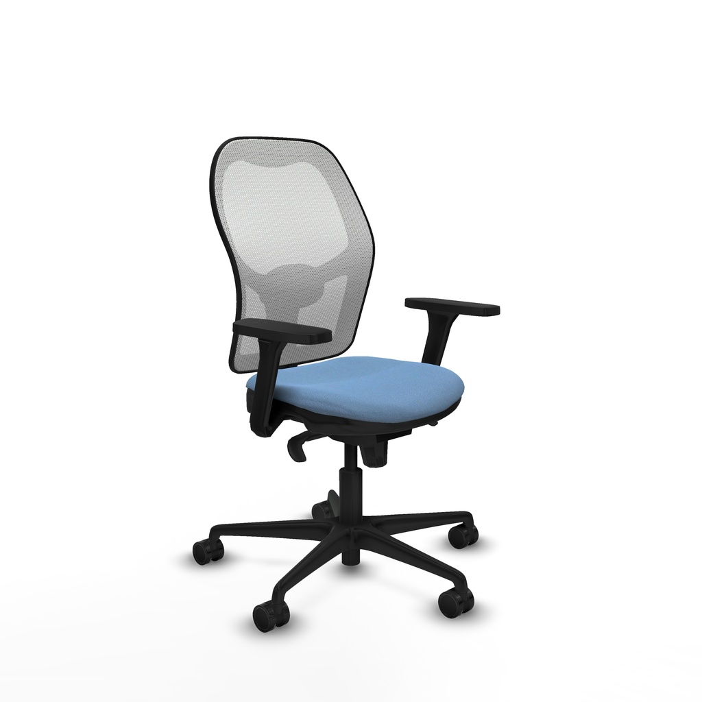 Jorquera sincro malla blanca bali azul cielo brazos 3D base nailon  ruedas 65mm nailon