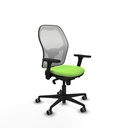 Jorquera sincro malla blanca bali pistacho brazos 3D base nailon  ruedas 65mm engomada