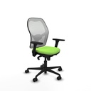 Jorquera sincro malla blanca bali pistacho brazos 3D base nailon  ruedas 65mm nailon