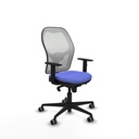 Jorquera sincro malla blanca bali azul claro brazos 1D base nailon  ruedas 65mm engomada
