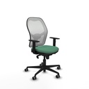 Jorquera sincro malla blanca bali verde esmeralda brazos 1D base nailon  ruedas 65mm engomada