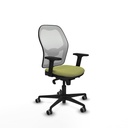 Jorquera sincro malla blanca bali verde oliva brazos 2D base nailon  ruedas 65mm engomada