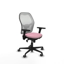 Jorquera sincro malla blanca bali rosa brazos 3D base nailon  ruedas 65mm engomada