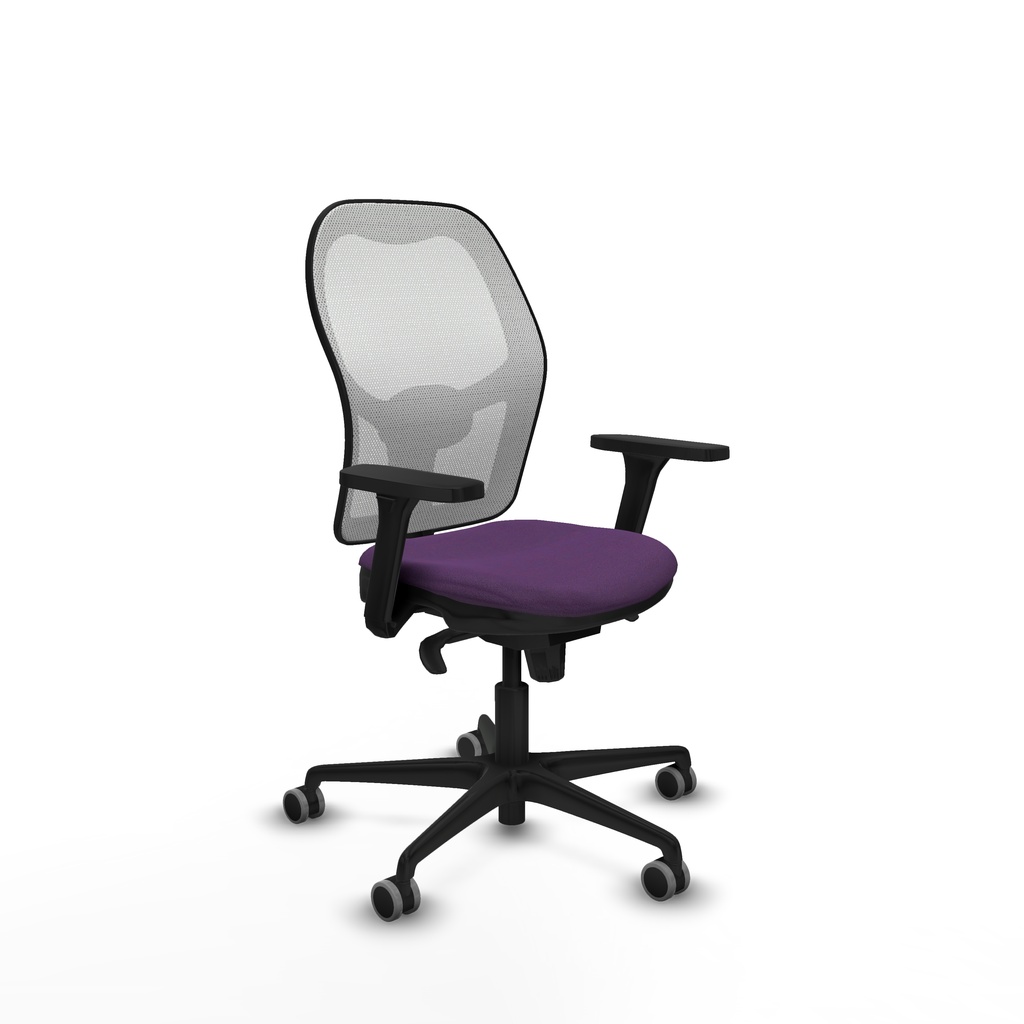 Jorquera sincro malla blanca bali morado brazos 3D base nailon  ruedas 65mm engomada
