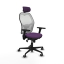 Jorquera sincro malla blanca bali morado brazos 3D base nailon cabecero 2D ruedas 65mm engomada