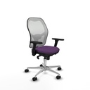 Jorquera sincro malla blanca bali morado brazos 3D base aluminio  ruedas 65mm nailon