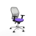 Jorquera sincro malla blanca bali lila brazos 2D base aluminio  ruedas 65mm engomada