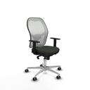 Jorquera sincro malla blanca bali negro brazos 1D base aluminio  ruedas 65mm engomada