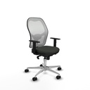 Jorquera sincro malla blanca bali negro brazos 1D base aluminio  ruedas 65mm nailon