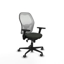 Jorquera sincro malla blanca bali negro brazos 3D base nailon  ruedas 65mm engomada