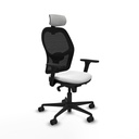 Jorquera sincro malla negra bali blanco brazos 3D base nailon cabecero 2D ruedas 65mm nailon