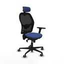 Jorquera sincro malla negra bali azul marino brazos 3D base nailon cabecero 2D ruedas 65mm engomada