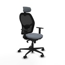 Jorquera sincro malla negra bali gris brazos 1D base nailon cabecero 2D ruedas 65mm nailon