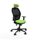 Jorquera sincro malla negra bali pistacho brazos 1D base nailon cabecero 2D ruedas 65mm nailon