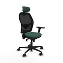 Jorquera sincro malla negra bali verde botella brazos 3D base nailon cabecero 2D ruedas 65mm nailon